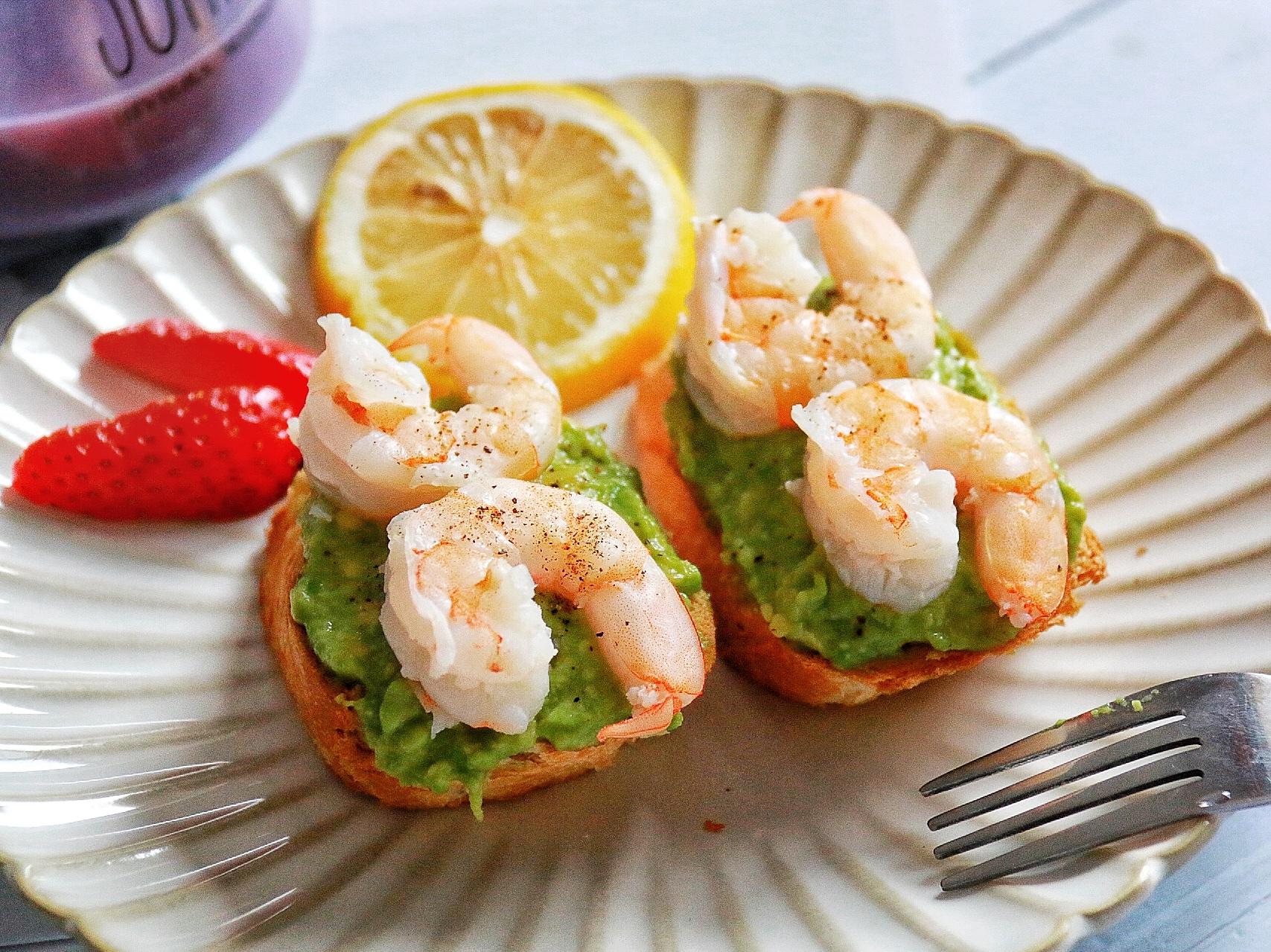 健康低卡拼盘——法棍牛油果