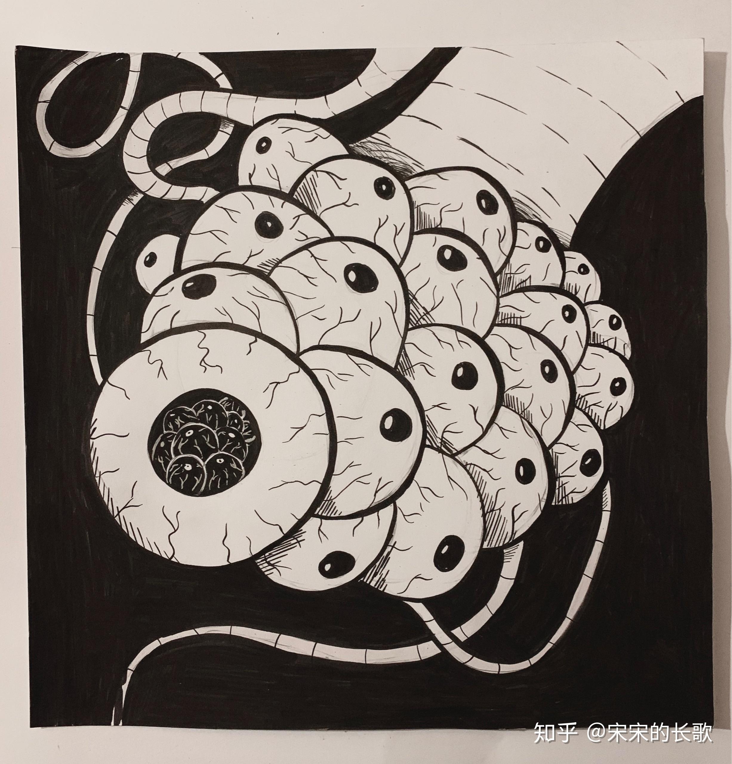 想知道学平面构成设计的同学平时作业是怎么写的