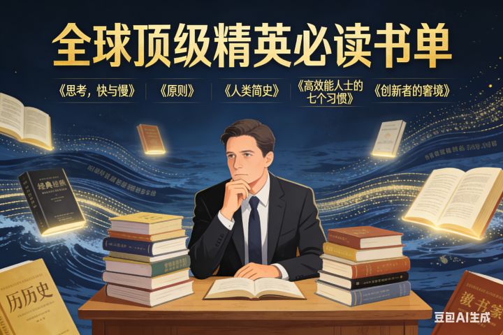 全球顶级精英大脑,都在反复读这10本书|读懂少走10年弯路 - 知乎