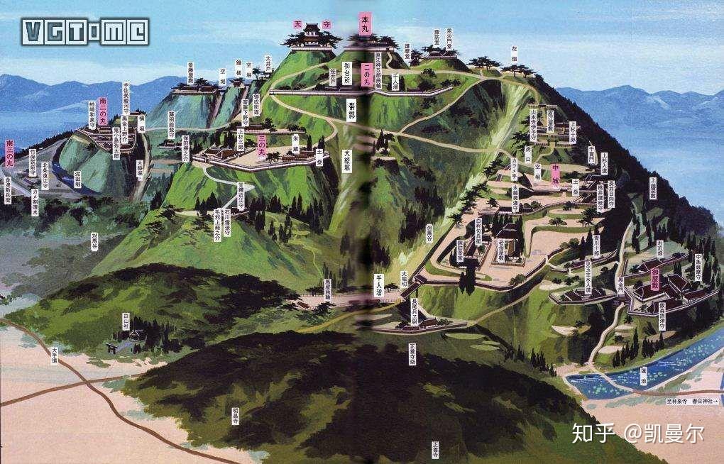 日本城堡结构图片