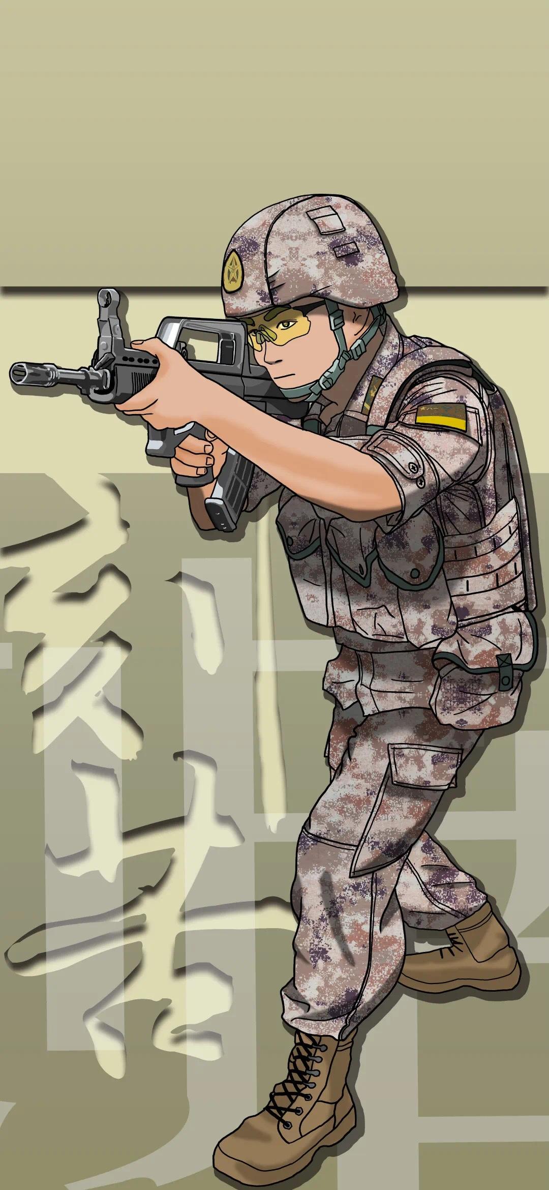 有没有帅气的二次元军事壁纸? - 知乎