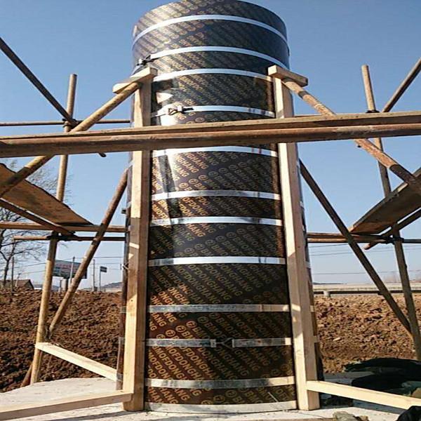 圆柱木模板支撑点拆板工程施工成本费用优势