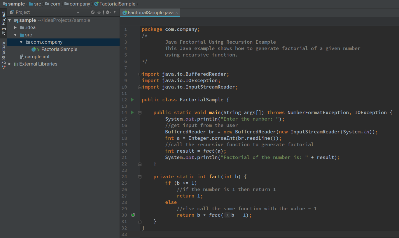 Intellij idea 