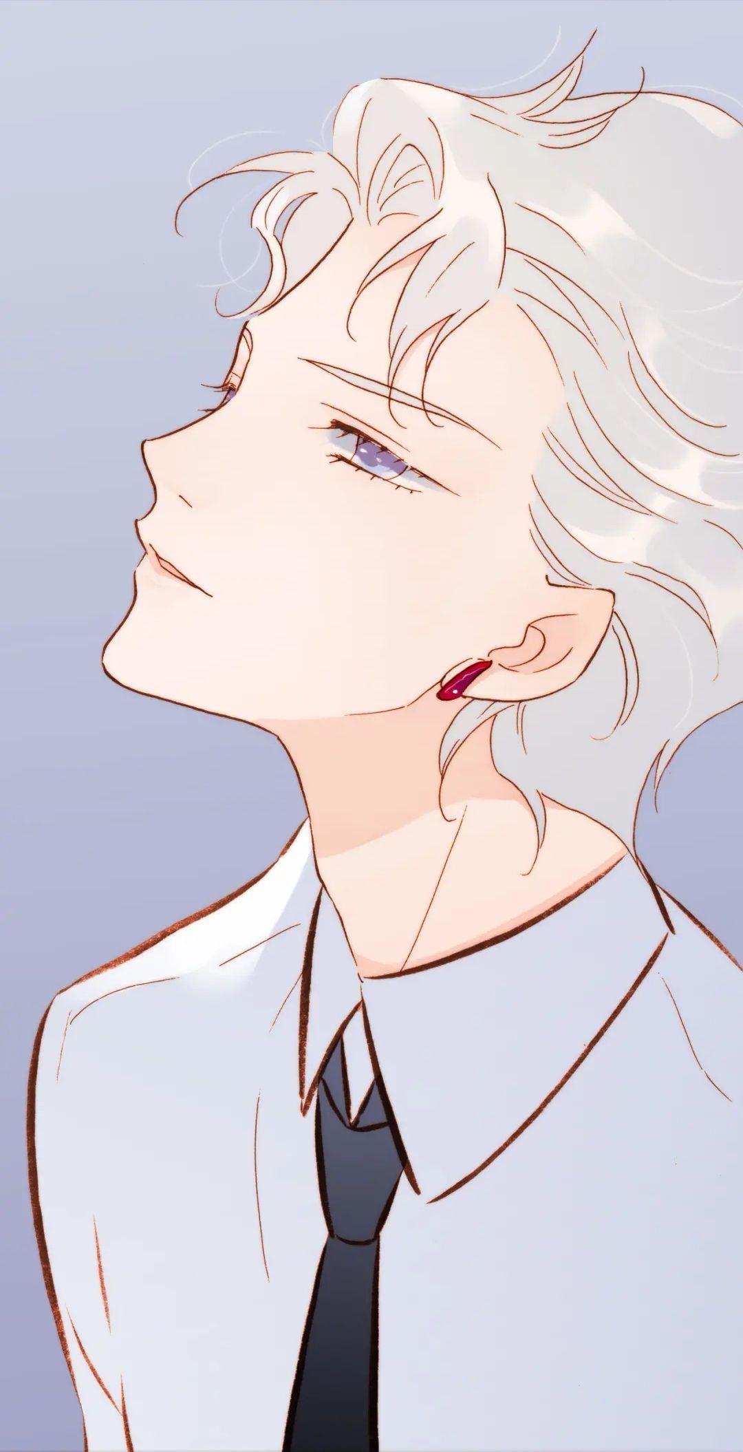 图上女主是棕发男主是银发的是哪个漫画