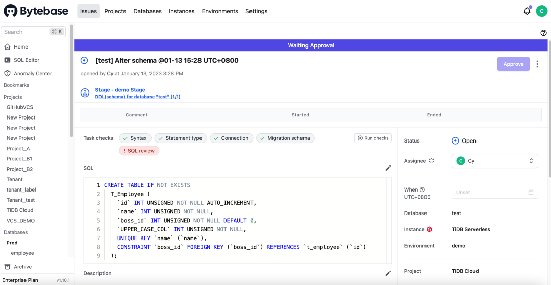 利用 Bytebase 与 Terraform 实现 TiDB Cloud 的一站式变更管理 - 知乎
