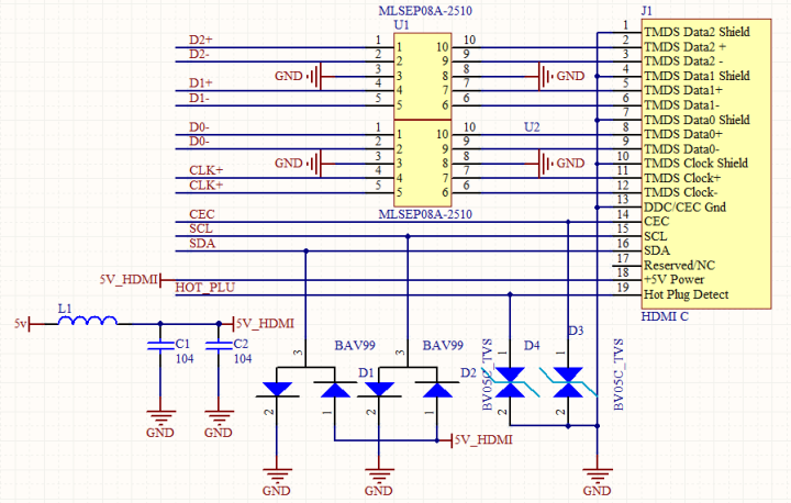 hdmi接口電設計及pcb細節講解