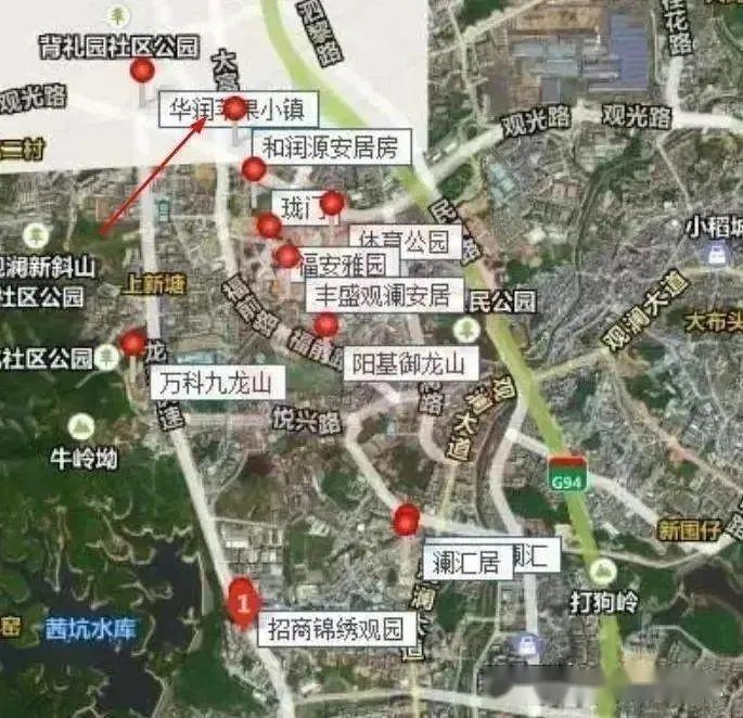 观澜大水坑华润旧改-观澜科技小镇旧改