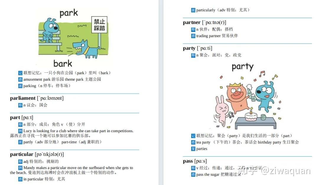 900多页PET核心词图解+联想巧记速练,考试词汇秘诀都在这 - 知乎
