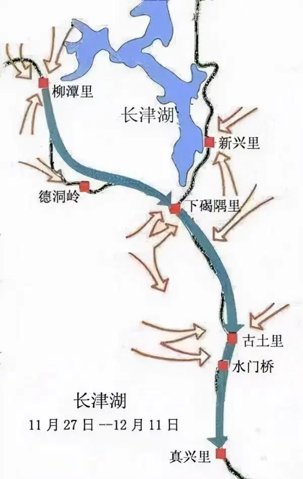 长津湖战场战斗概略图