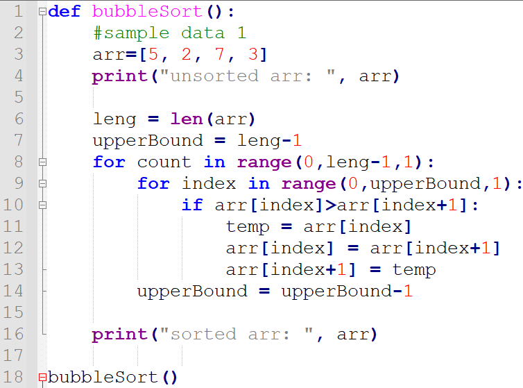 请问排序怎么用伪代码写?