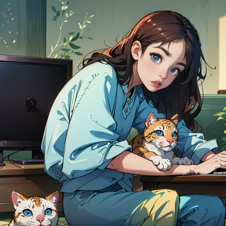 AI绘画之宅女写真：居家用漫画生成器的形式享受独处美好时光 - 知乎