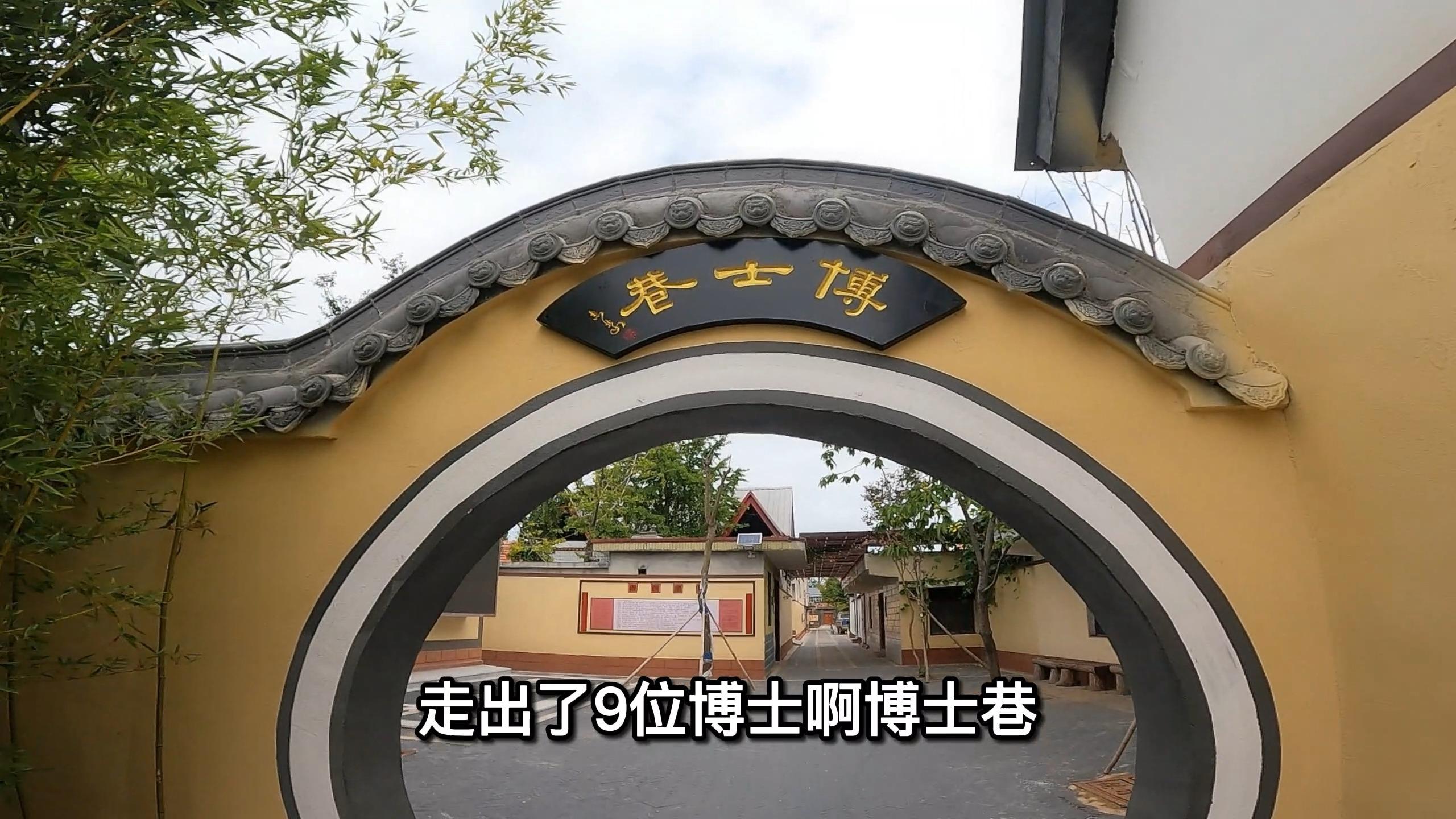 鲁苏交界中国状元村博士巷山东临沂郯城刘湖村辉煌又气派