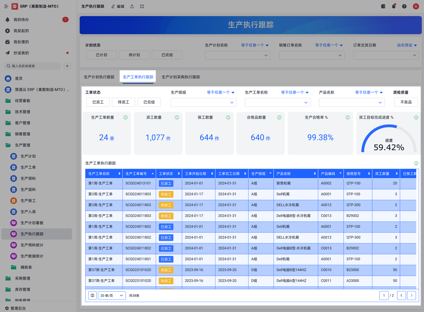 生产小工单,如何让生产进度实时可见? - 知乎