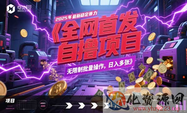 暴力全自动自撸项目_wwz