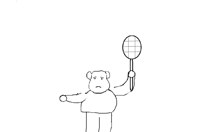 hittheshuttlecock击打羽毛球