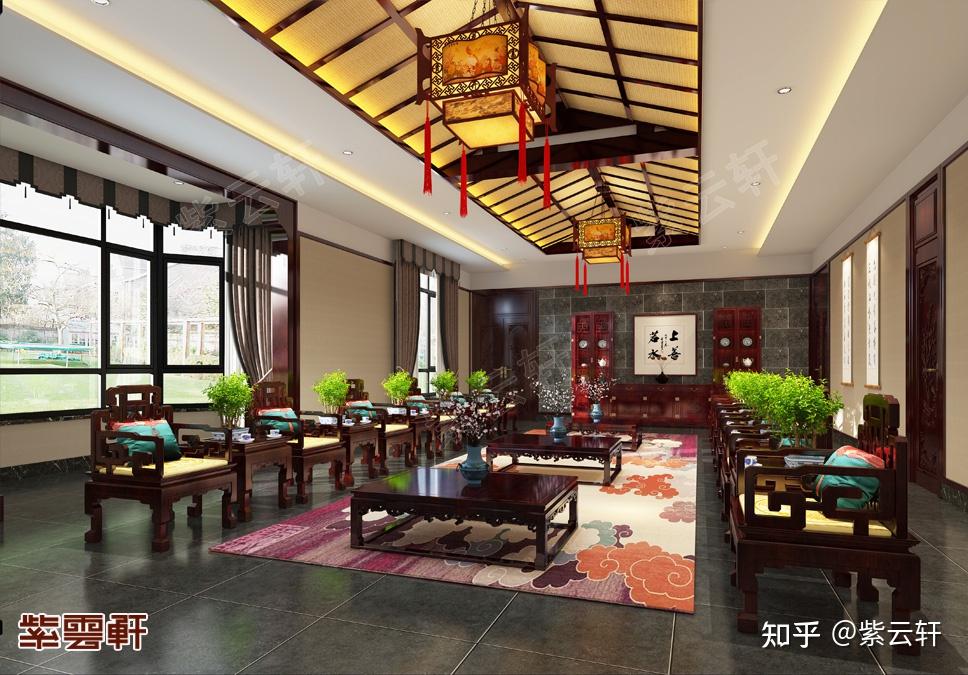 高端中式装修会所，东方意境之美，自带奢华与尊贵 - 知乎