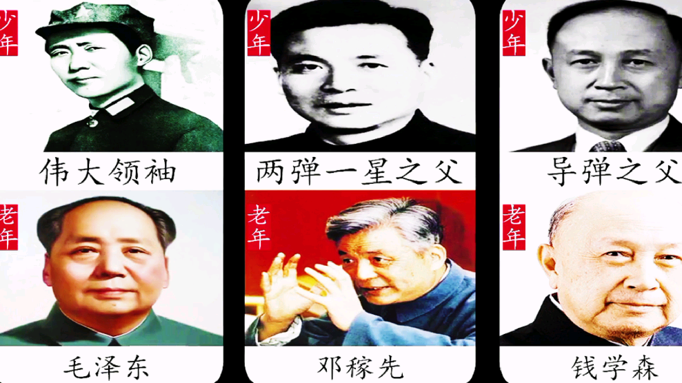 中国现代十大伟人排名