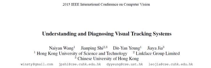 Understanding and Diagnosing Visual Tracking Systems - 知乎