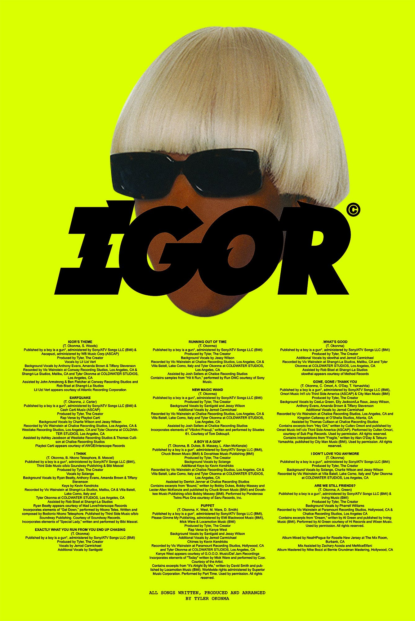 Igor Color Code 如何评价Tyler, The Creator的新专辑IGOR? - 知乎