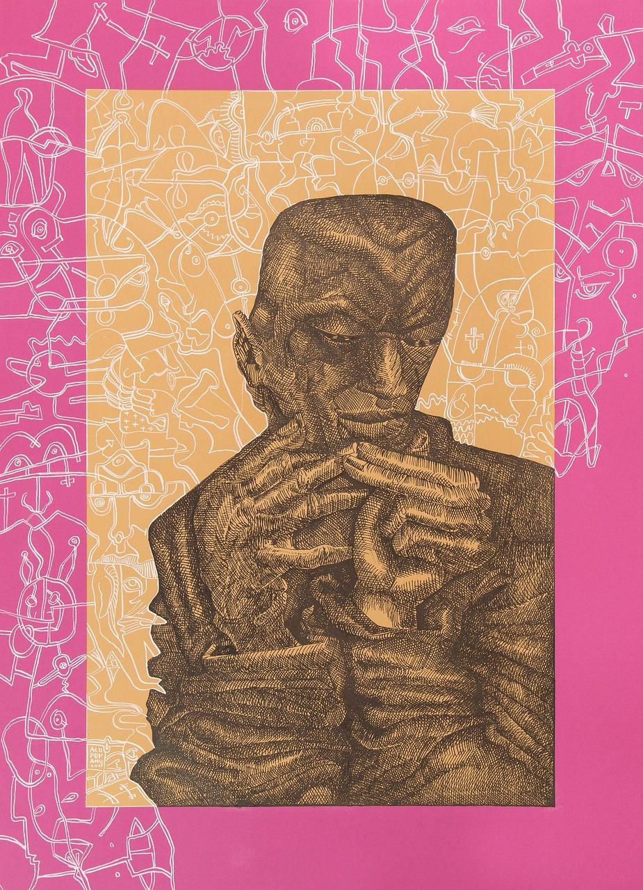 4. 吸墨纸巾轻压