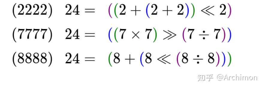 7，7，7，7怎么算24点？ - 知乎
