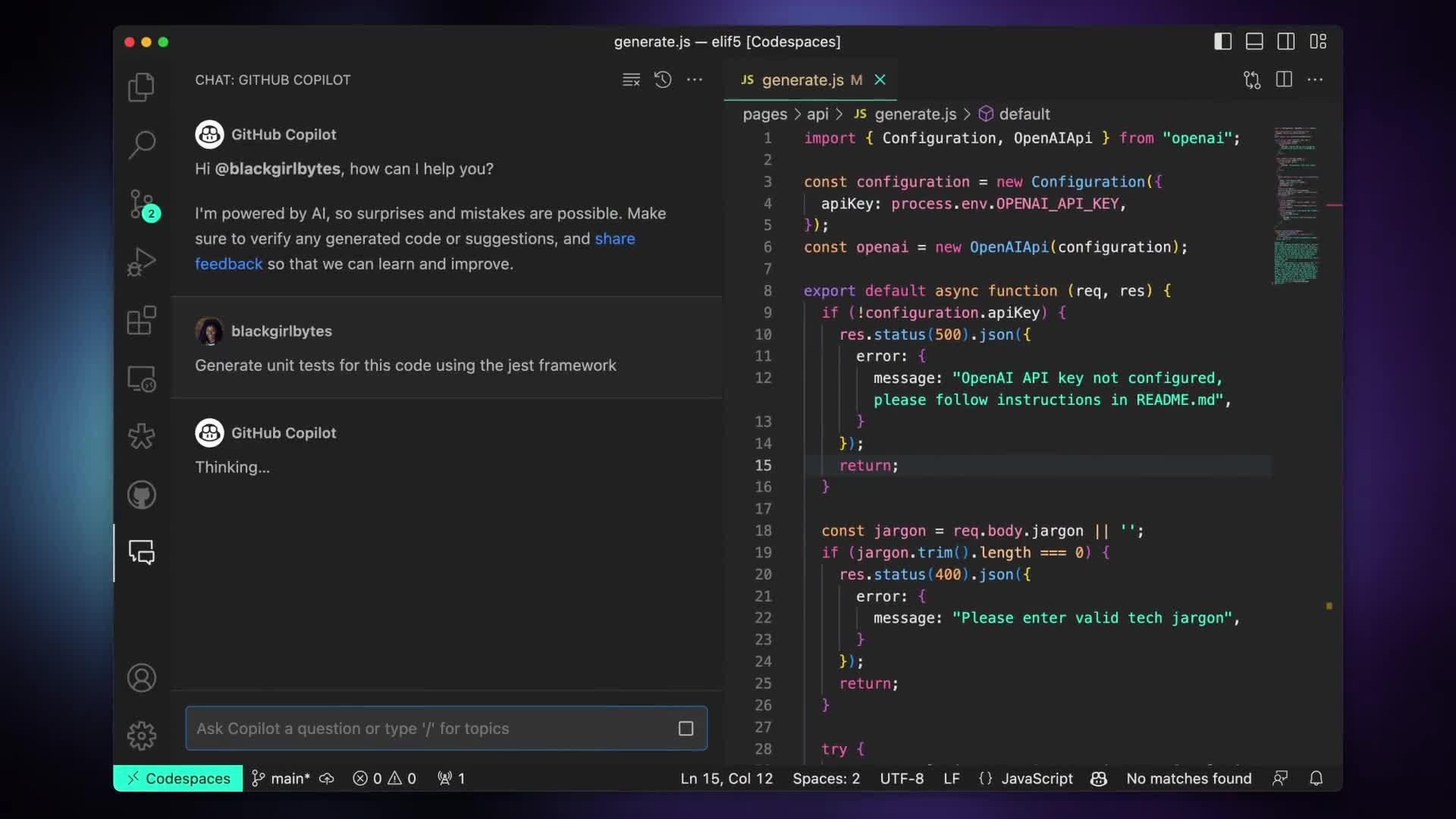  github copilot chat 