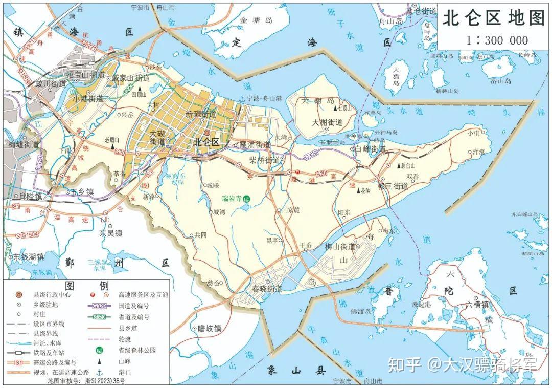 宁波市2023年版高清行政图(含海曙/鄞州/江北/镇海/北仑/奉化/象山/宁海县/余姚/慈溪10个县区) - 知乎