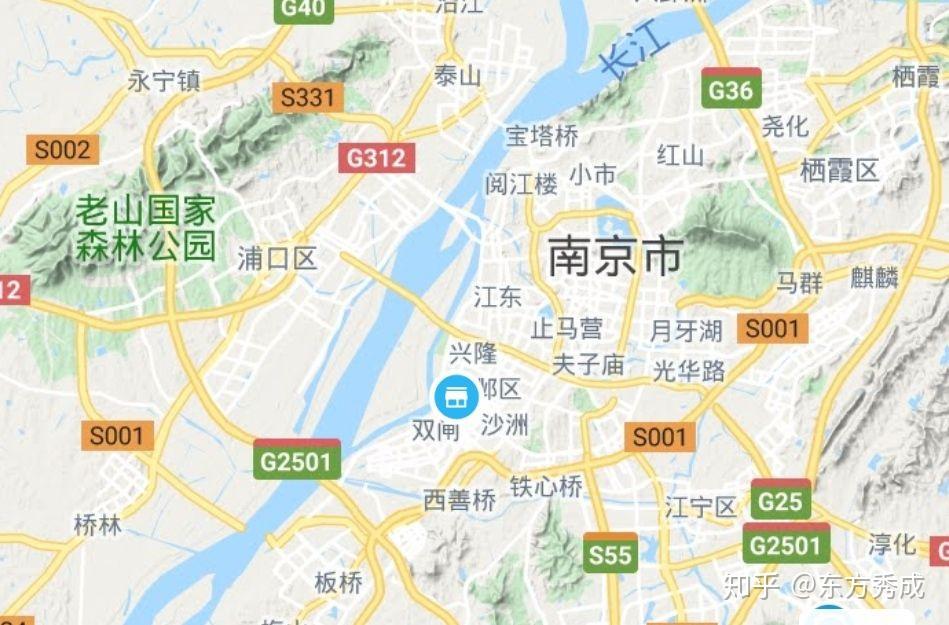 南京三面环山是哪三山?