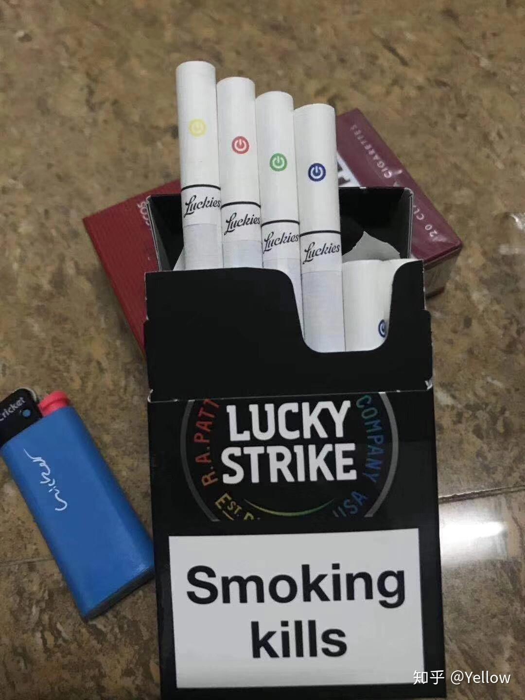 原味好彩香烟luckystrike有几种版本价格各是多少啊
