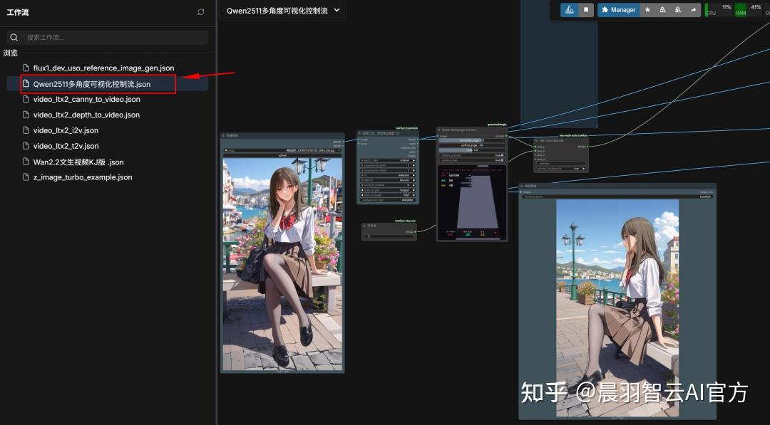 3D镜头控制!一张图,生成96 种视角图:Qwen Image Edit 2511-3D 相机控制【附工作流】 - 知乎