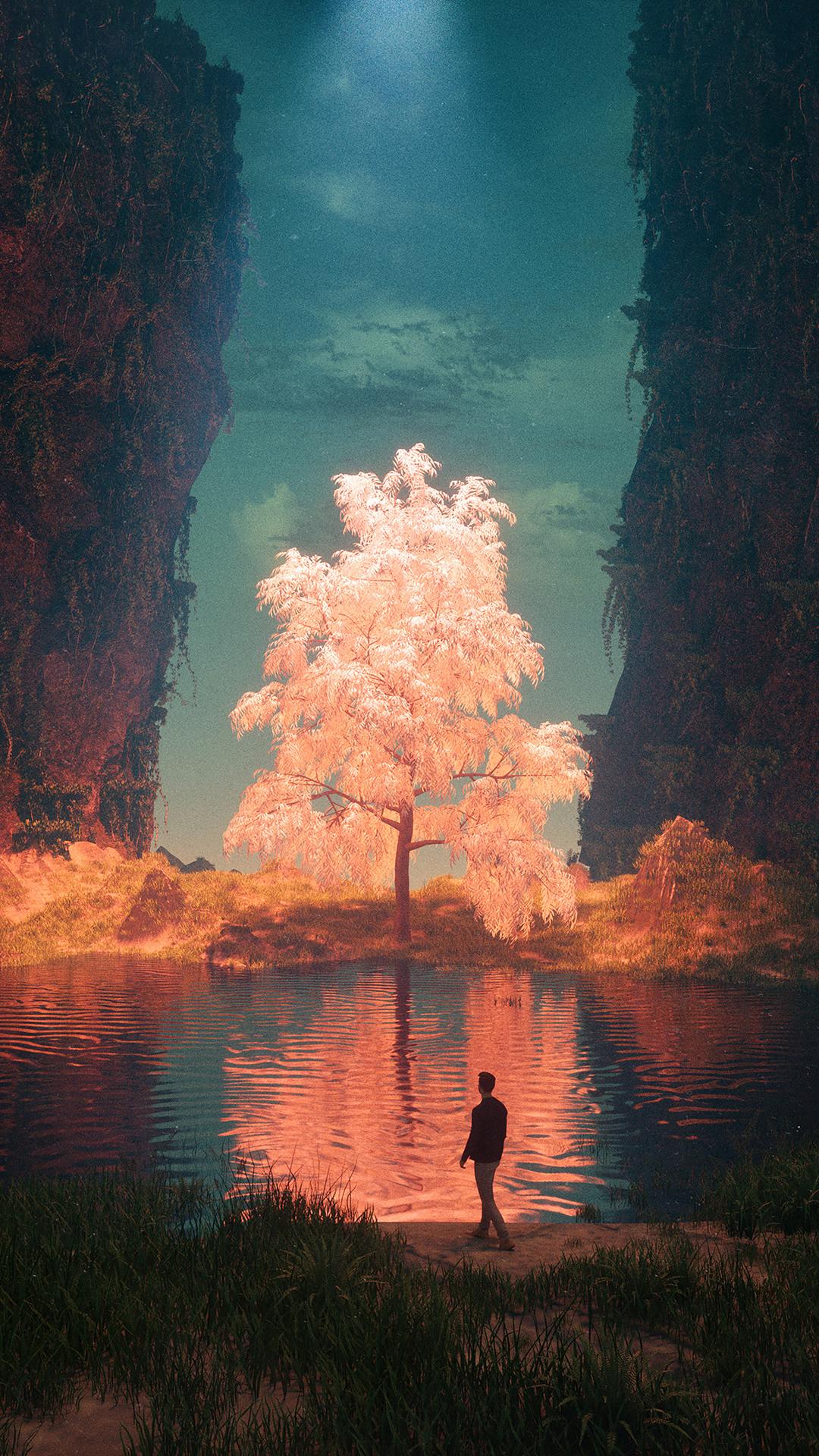 有哪些梦幻唯美,意境深远开阔,颜色淡雅,以景为主的的壁纸或图片?