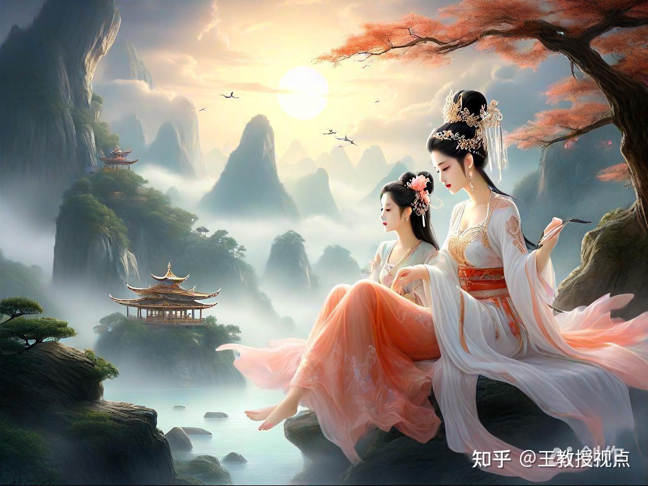 中国古代仙境里的仙女们欣赏：超凡脱俗的绝美风华 - 知乎