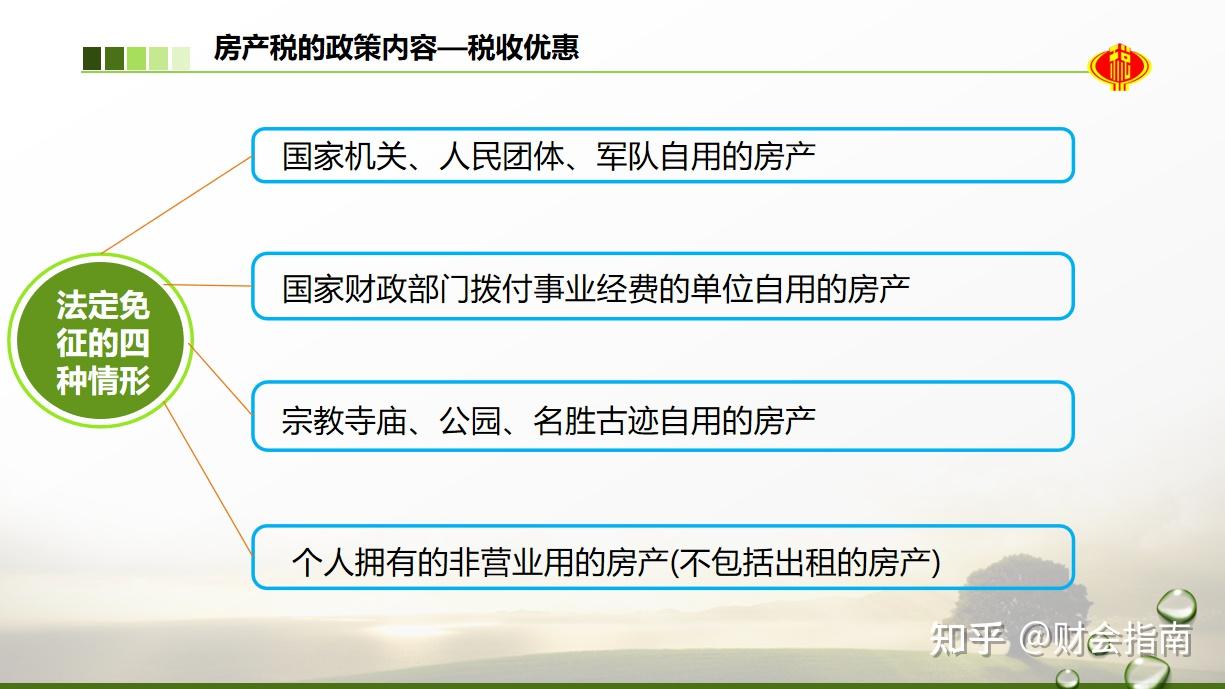 第一次见有人把房产税讲透彻了!含最新房产税的计税依据、房产税的税率与计算、房产税的税收优惠、房产税的收入归属等,全了! - 知乎