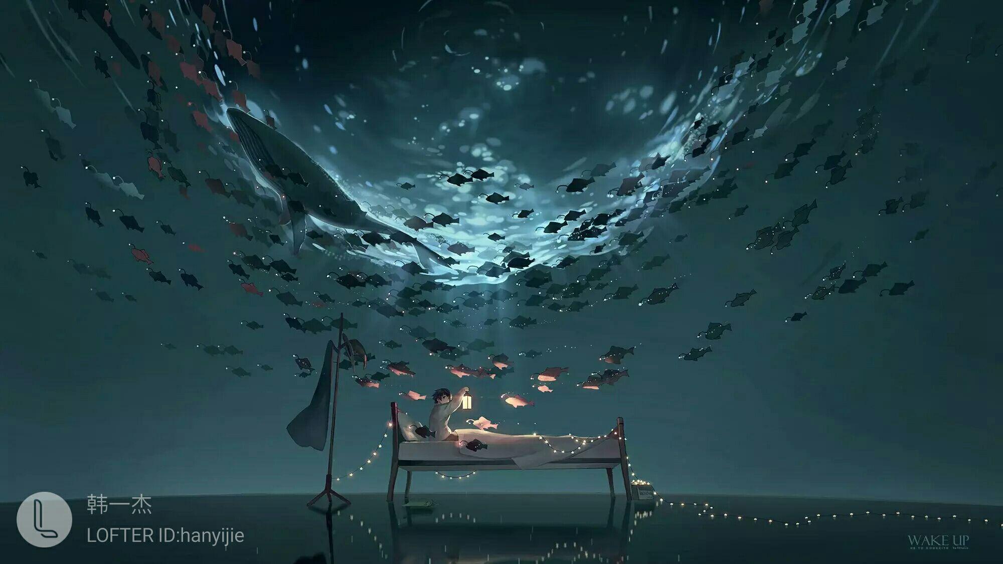 有没有那种幽静的神秘的超现实的梦幻的引人遐想的极富想象力的壁纸?