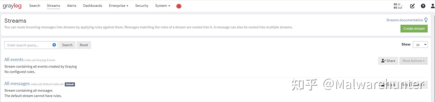 Graylog Streams - 知乎