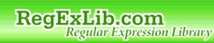 酷站推荐 - regexlib.com - Regular Expression Library - 知乎