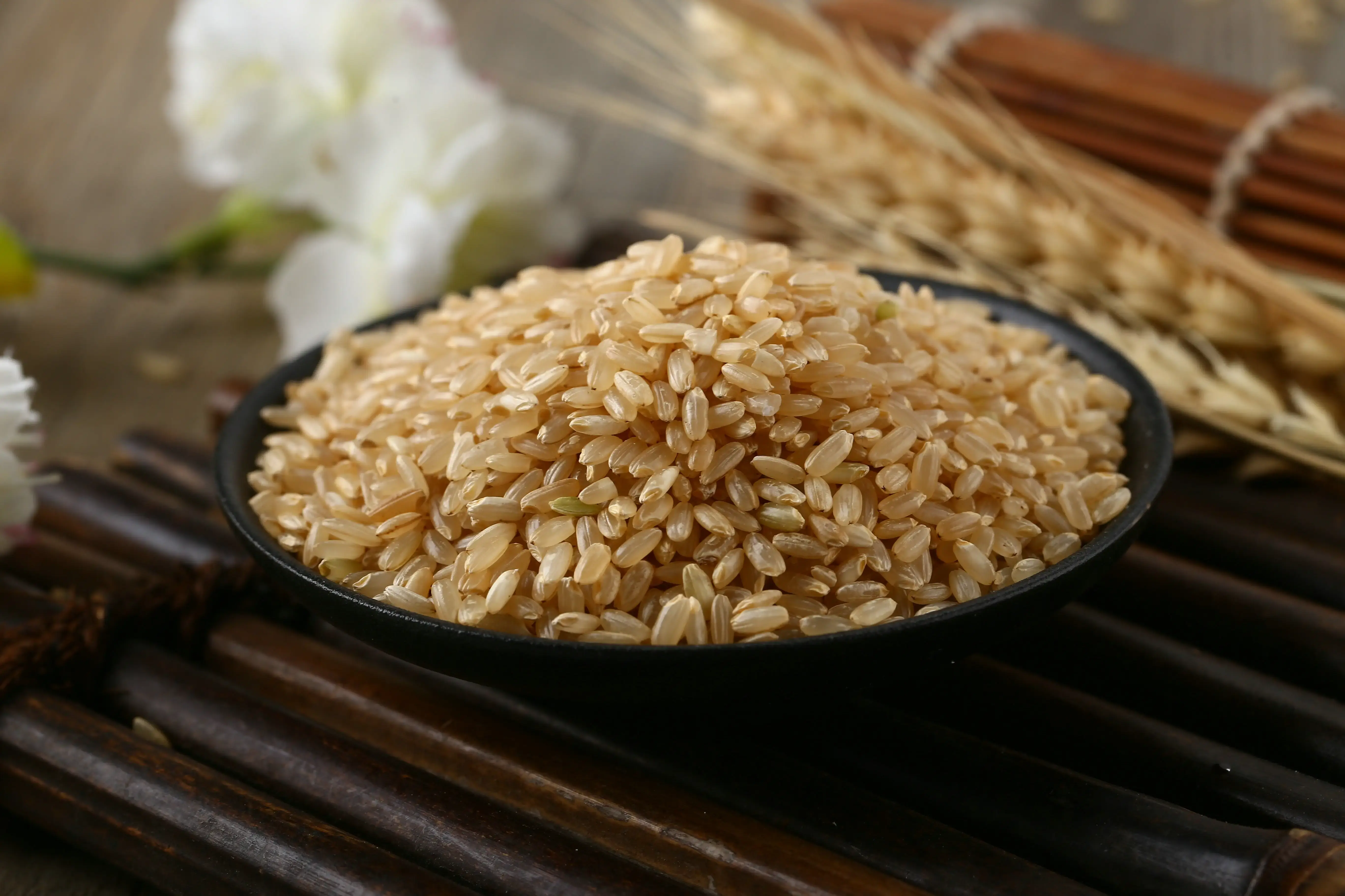 粮食水稻大米摄影图高清摄影大图-千库网
