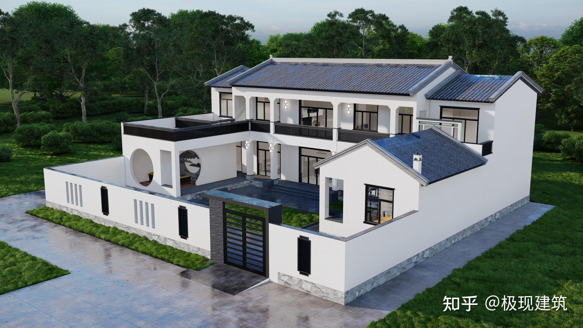 在农村如何自建两层三合院? - 知乎