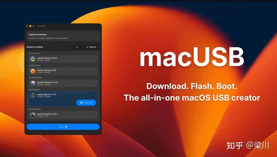 macUSB,Mac 上最简单易用的开源启动盘制作神器,一键搞定 macOS 安装 U 盘