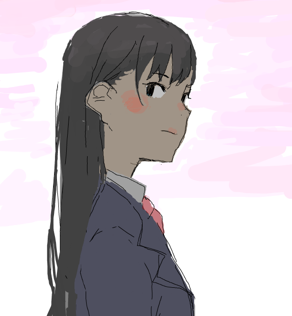 有没有好看的动漫侧脸女生头像 最近超喜欢这种风格 知乎