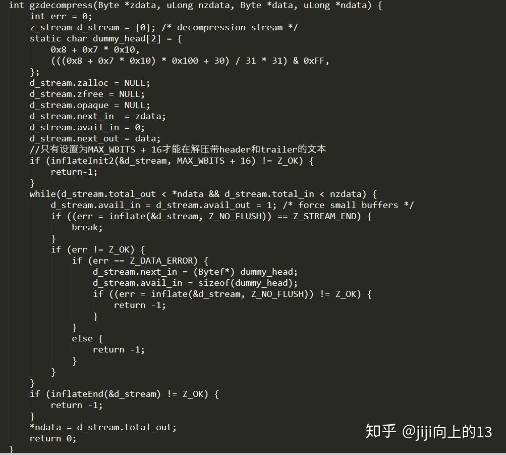 Zlib.file zlib解压gzip - 知乎