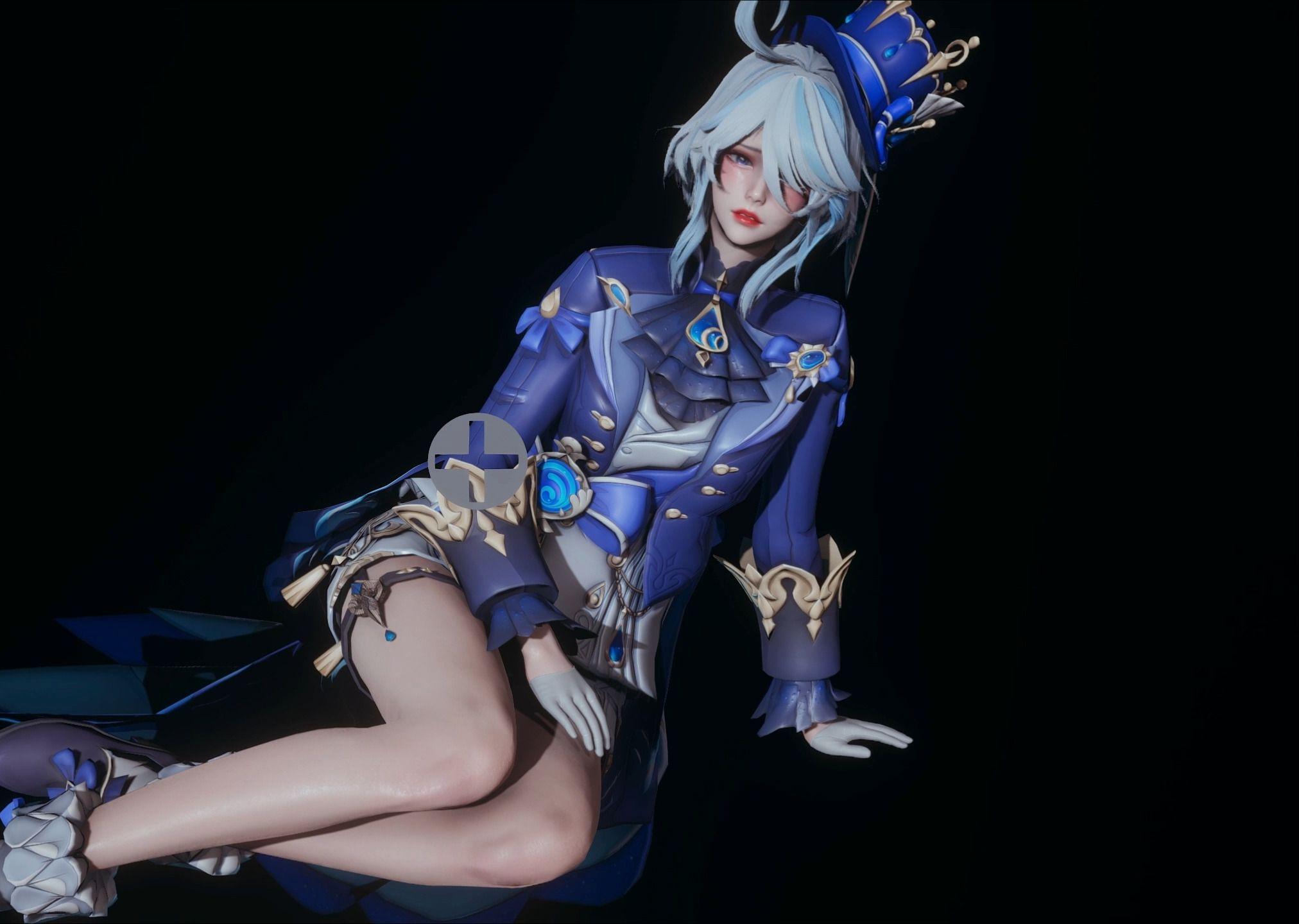 原神-水神 芙宁娜 人物卡 hs2免费