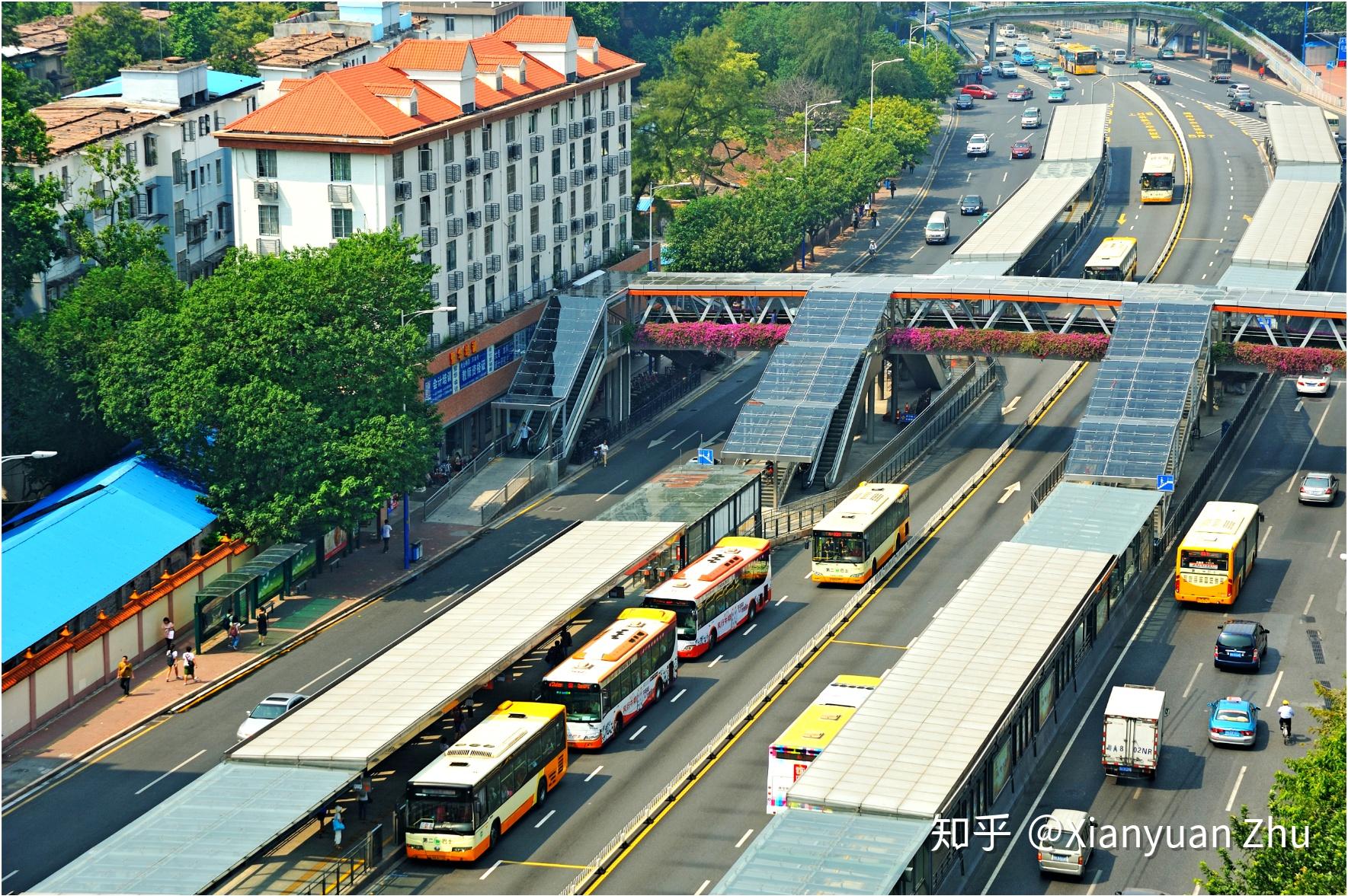 为什么广州brt没有高架桥高峰小时断面客流可以达到厦门高架brt的两倍