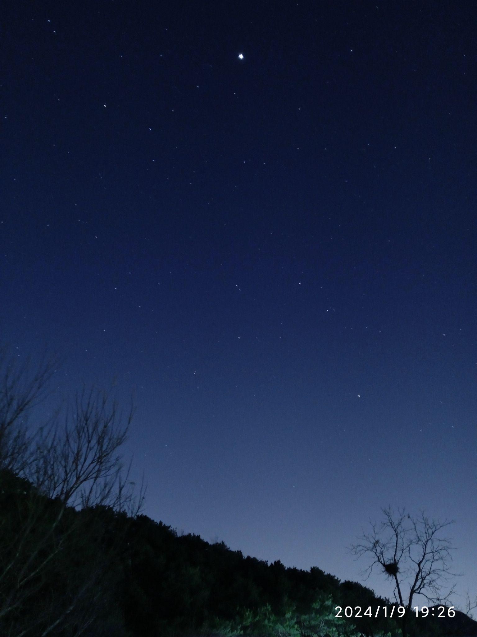 夜晚星星图片真实照片图片