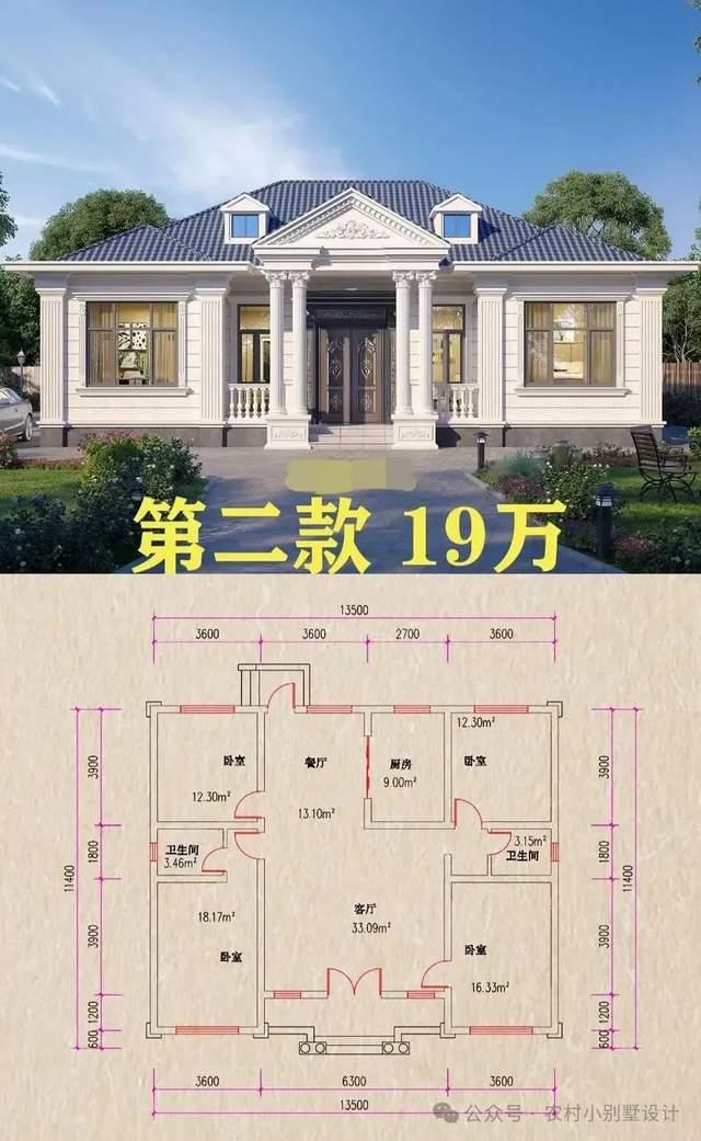 父母养老别墅首选一层农村自建房户型,12套一层乡村养老自建房 - 知乎