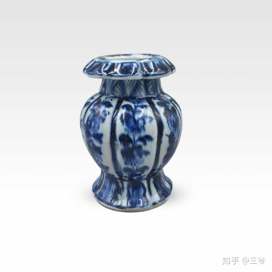 陶瓷器型讲义—青花折枝花纹瓜棱尊- 知乎