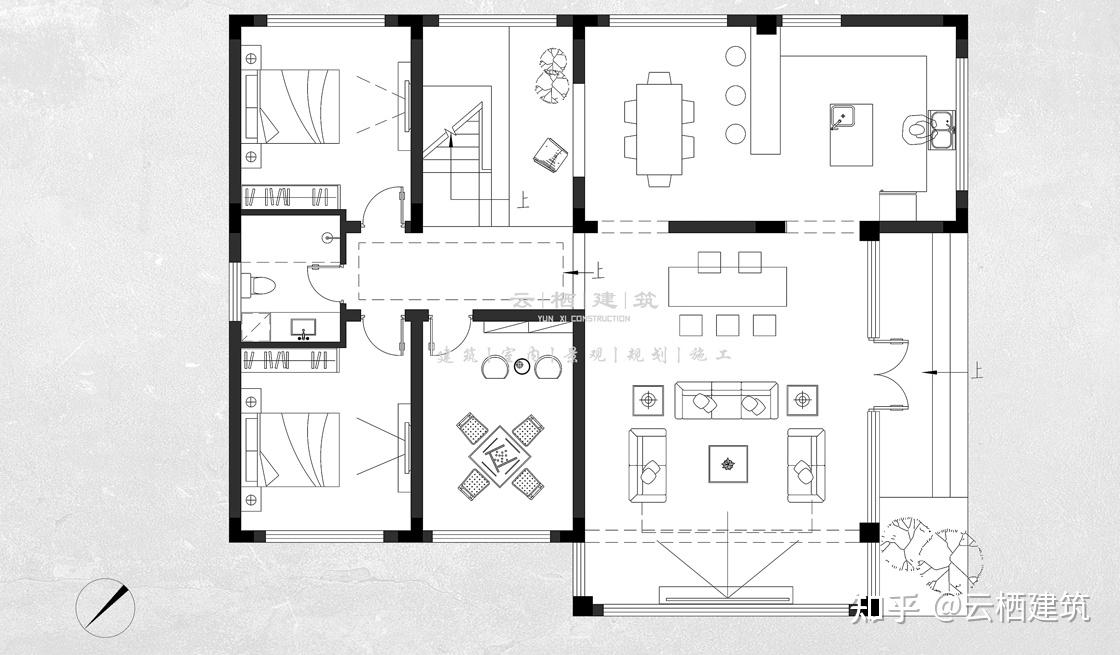 农村自建平房开15米进深12米怎么设计