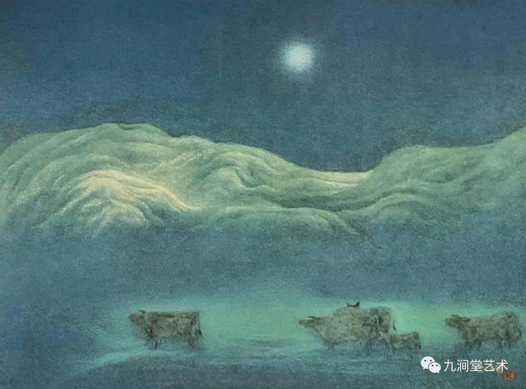 岩彩画| 高山辰雄（二） - 知乎