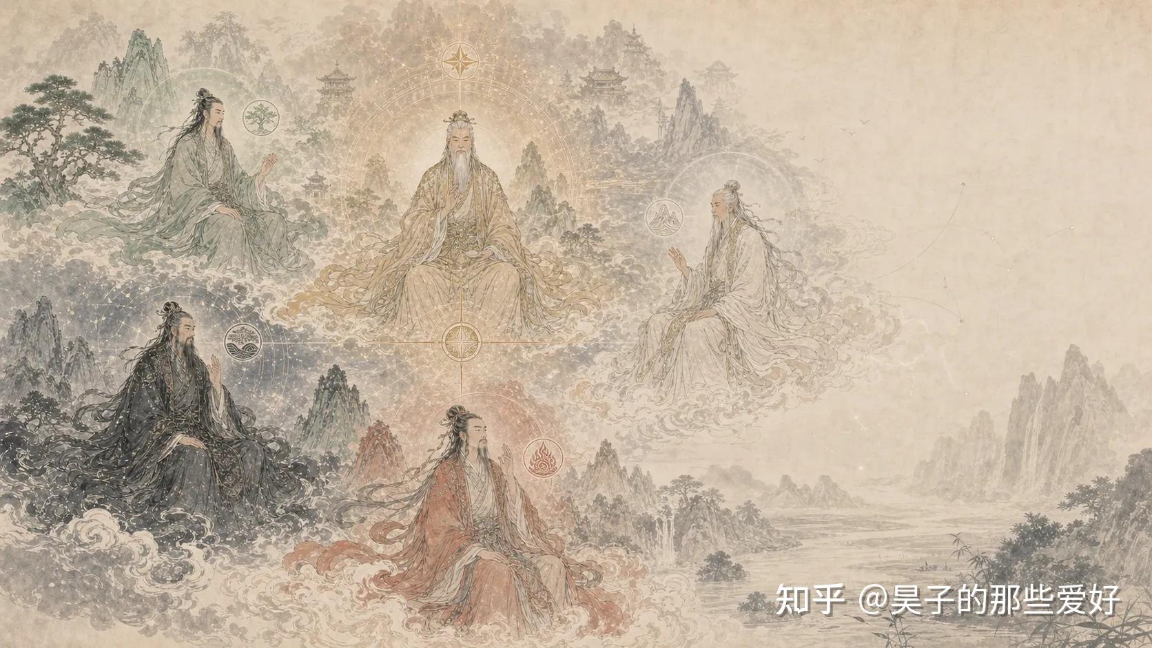 道教“五方五老”和“五方五帝”是什么关系? - 知乎