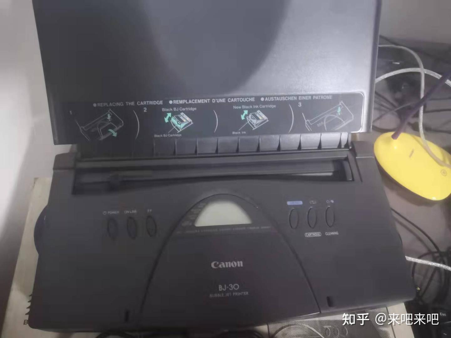 26年前的佳能BJ-30打印机，箱说全。 - 知乎